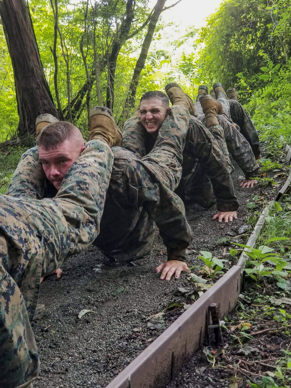 U.S. service members complete Lance Corporal Leadership and Ethics Seminar on Camp Fuji
