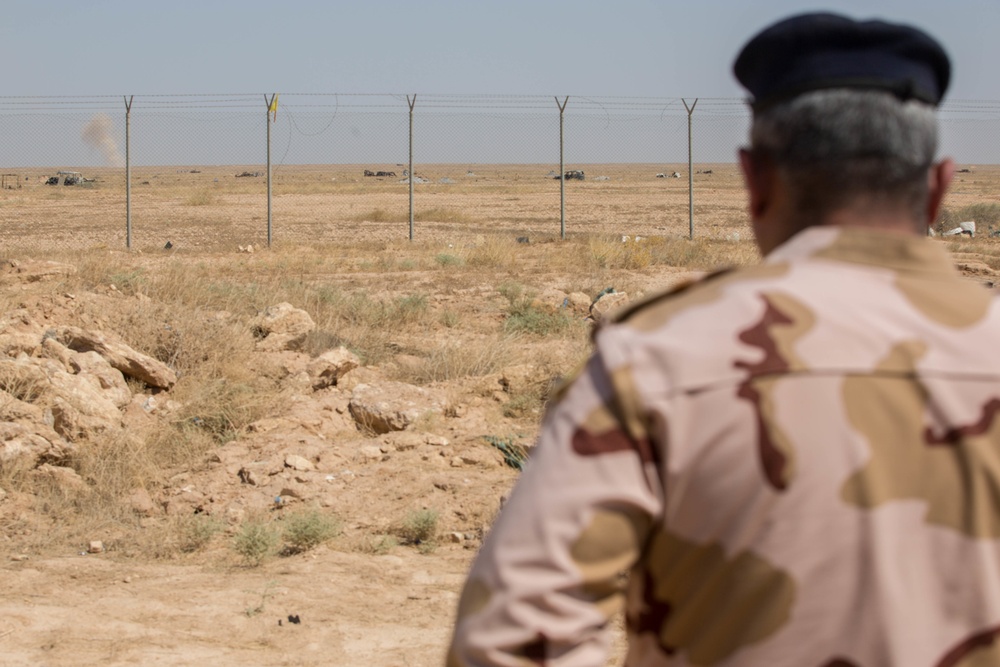 Iraqi Border Security Artillery Fire