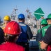 USS Harpers Ferry Conducts Replenishment-At-Sea