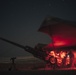 Alpha Battery artillery night live-fire at exercise Eager Lion