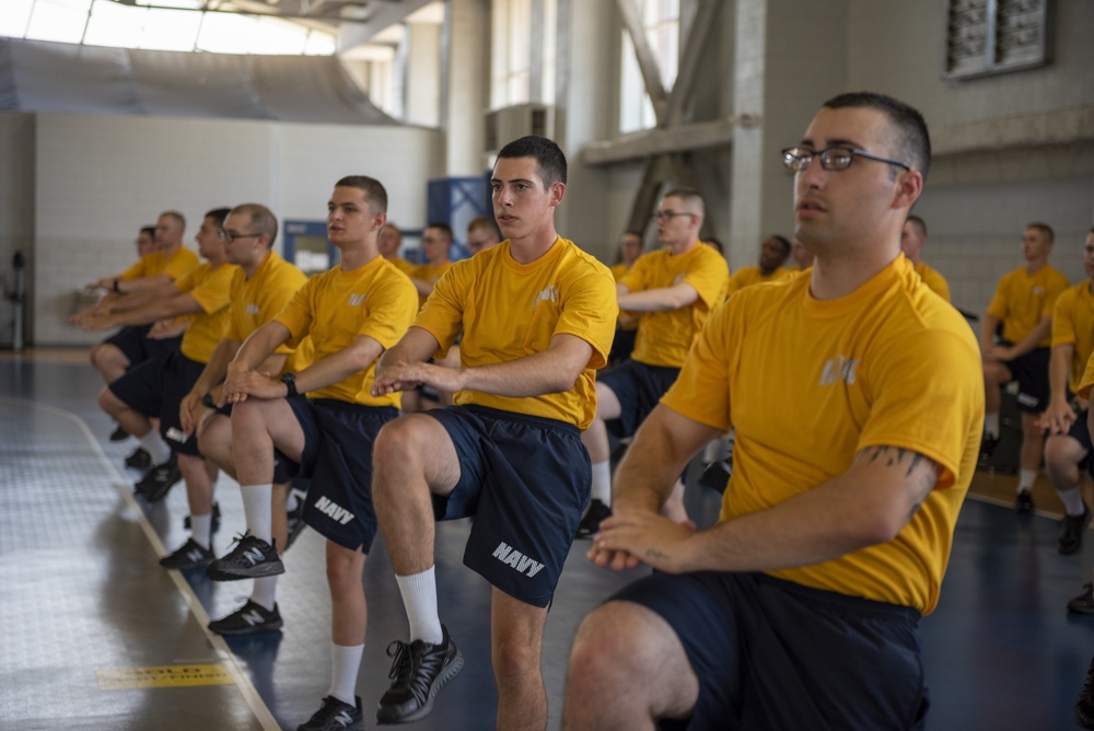 Recruit Training Command recruit PT