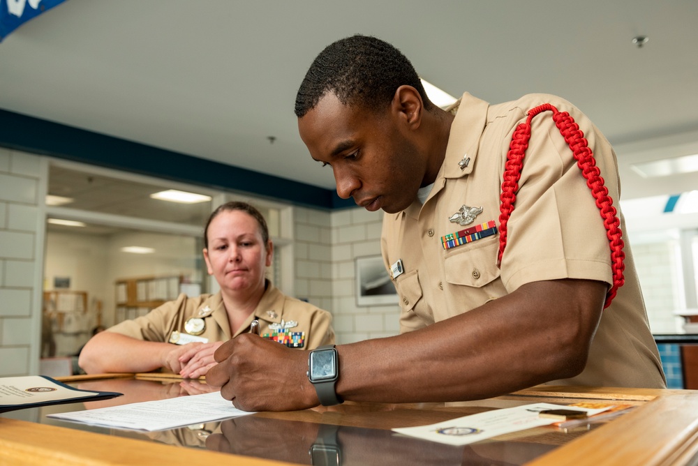 Recruit Training Command reenlistment