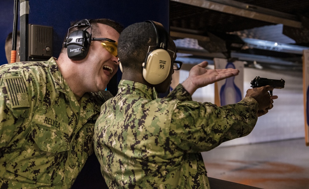 Recruit Training Command live fire