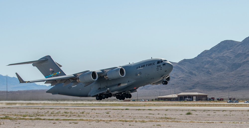 Nellis AFB Flightline Takeoffs