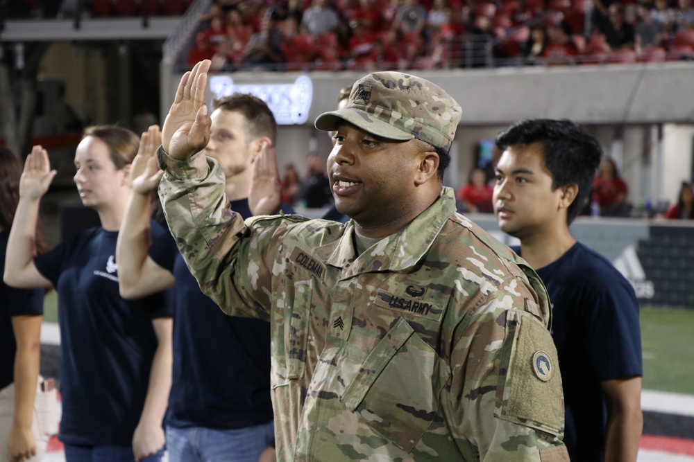 1st Theater Sustainment Command Re-enlistment