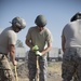 Civil Engineers practice securing installation