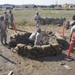 Civil Engineers practice securing installation