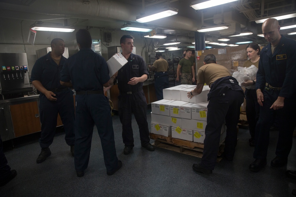 USS Bataan conducts RAS