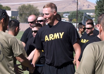 A day of fun brings relief to training