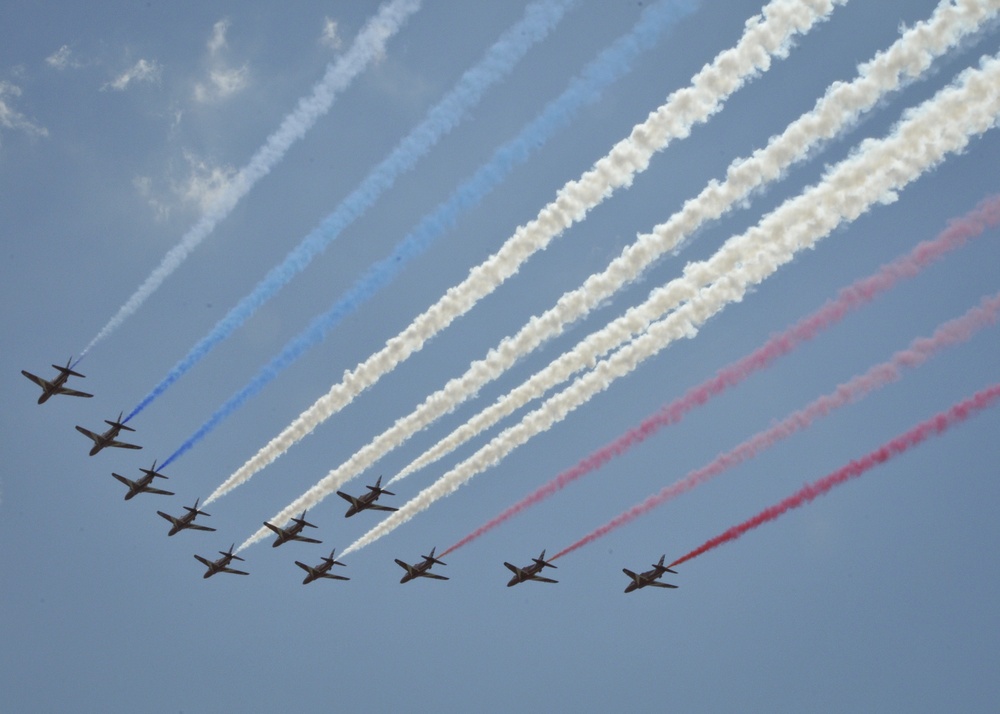 Red Arrows Arrive in Fort Worth