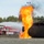 CE Airmen demonstrate fire protection capabilities at JBER