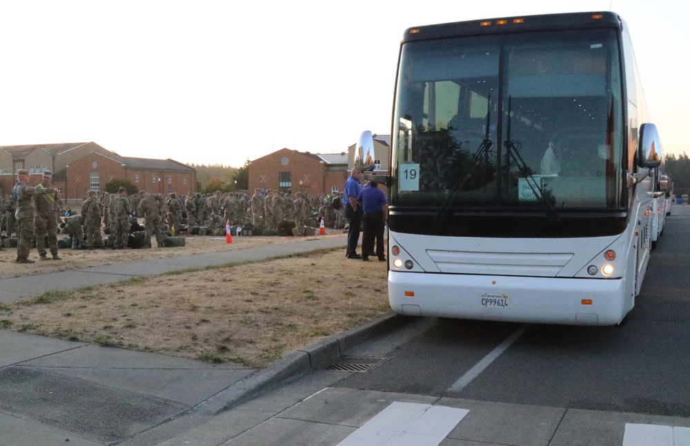 Lancer Brigade Departs for National Training Center