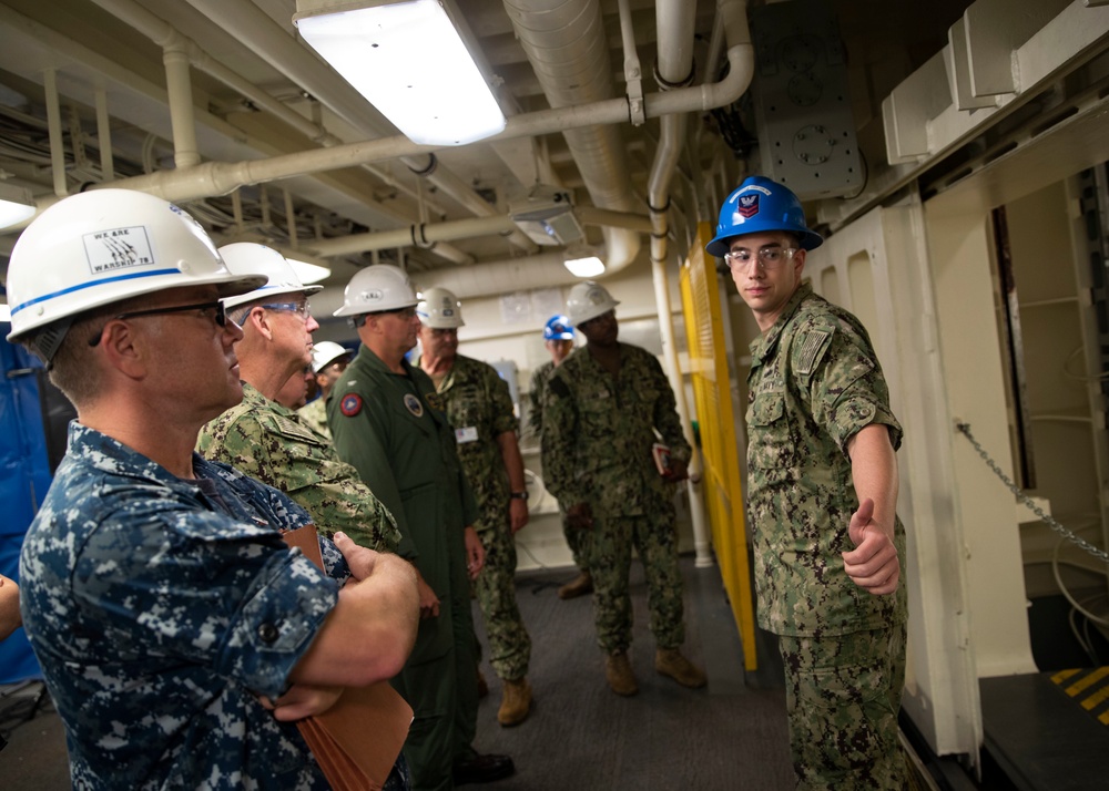 CNO Visits CVN 78