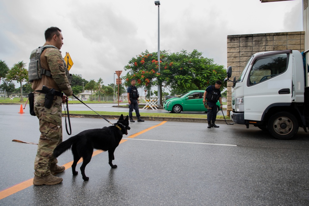 18th SFS guards Kadena AB