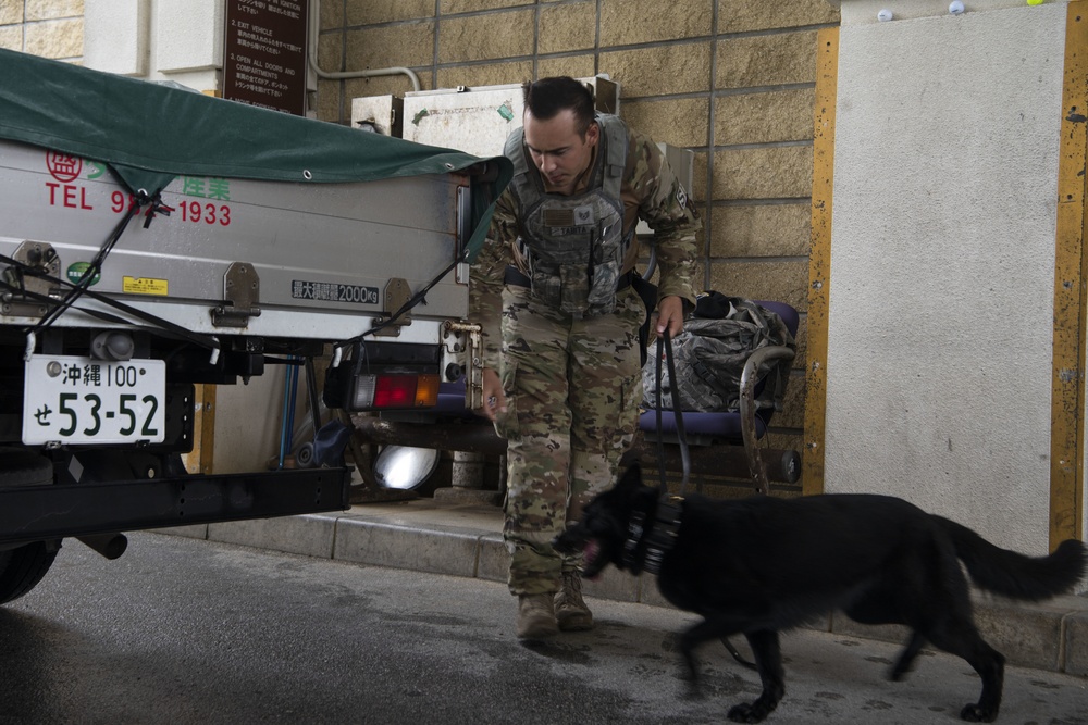 18th SFS guards Kadena AB