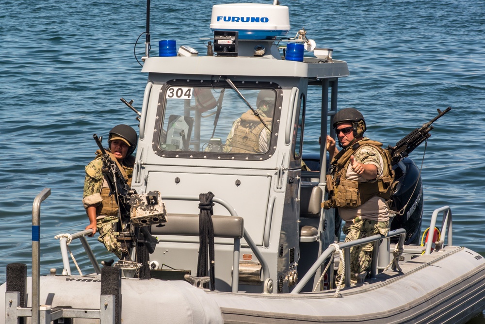Coastal Riverine Squadron 1 conduct Harbor Security