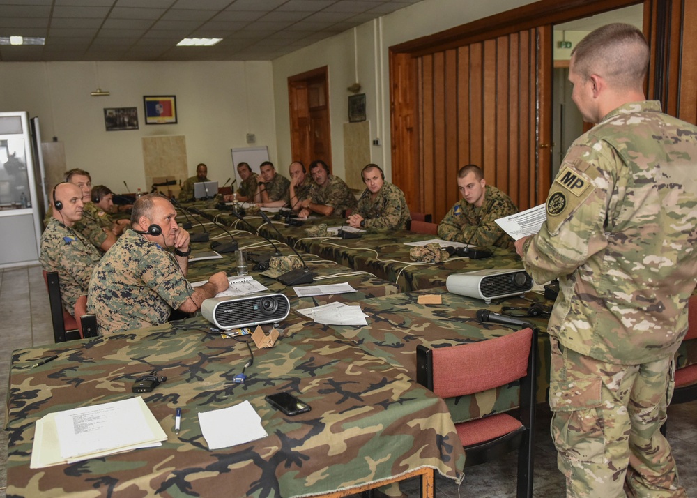 Md. Guard conducts joint Criminal Investigation Training with Bosnia-Herzegovina military police