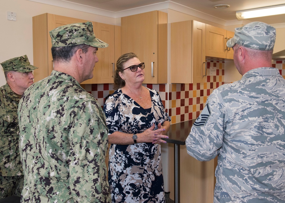 Ms. Allison Sands visits RAF Alconbury