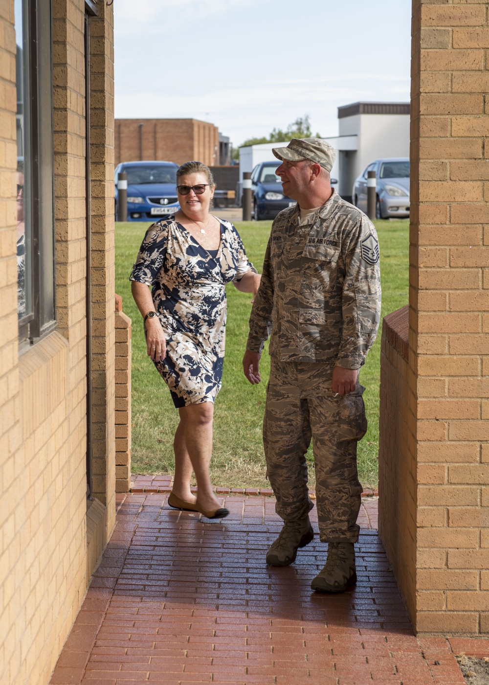 Ms. Allison Sands visits RAF Alconbury