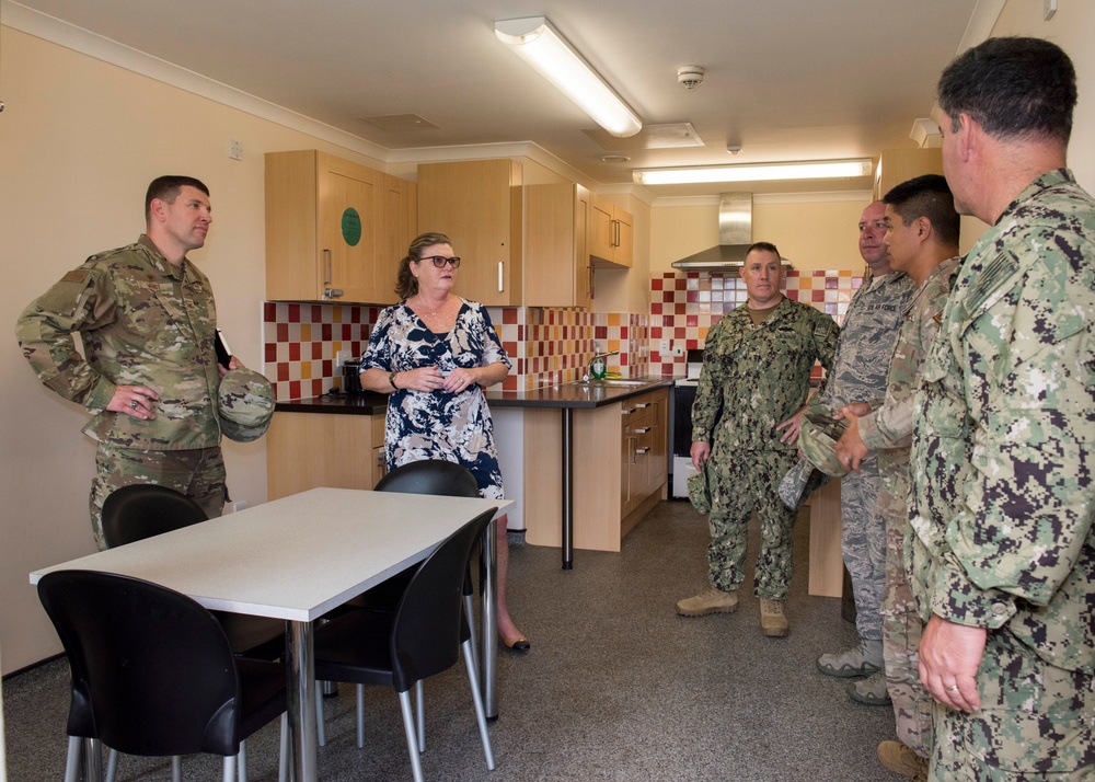 Ms. Allison Sands visits RAF Alconbury