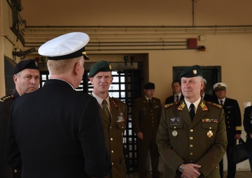 Baltic CHOD's visit Commander, U.S. Naval Forces Europe-Africa
