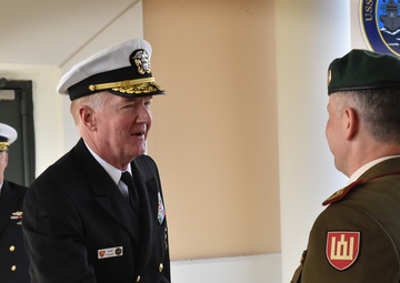 Baltic CHOD's visit Commander, U.S. Naval Forces Europe-Africa