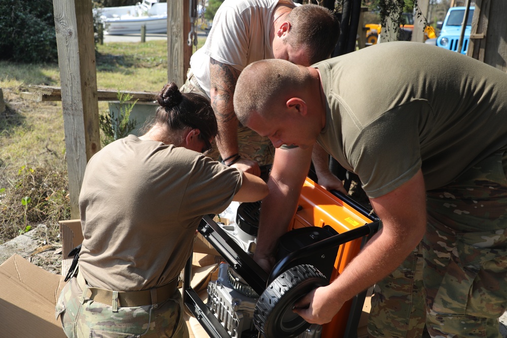 NCNG provides recovery after Hurricane Dorian on Outer Banks