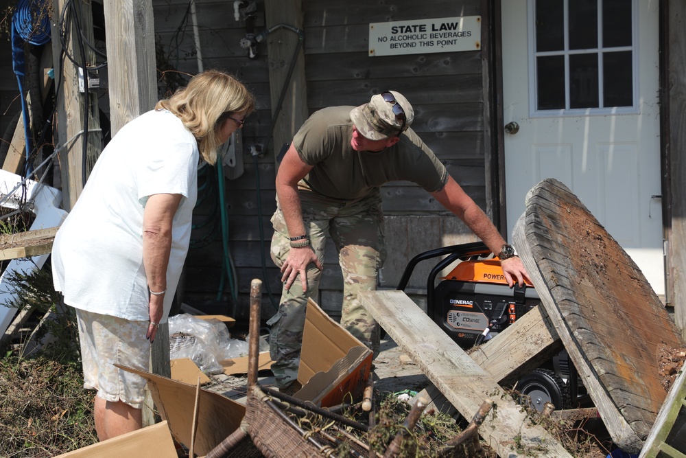 NCNG provides recovery after Hurricane Dorian on Outer Banks