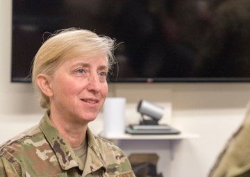 Maj. Gen. Lunderman and Brig. Gen. Baumann visit Otis ANGB