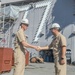 Cmdr. Andrew Luteran Receives A Promotion