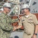 Cmdr. Andrew Luteran Receives A Promotion