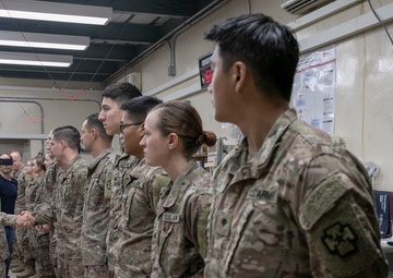 USCENTCOM commander visits TAAC-E
