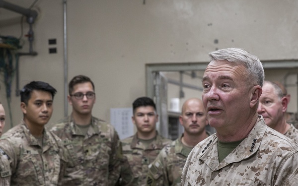 USCENTCOM commander visits TAAC-E