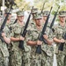 190910-N-TE695-0004 NEWPORT, R.I. (Sept. 10, 2019) -- Officer Candidate School (OCS) class 02-20 practice drills and ceremony for an upcoming competition on Sept. 10, 2019.