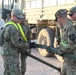 Lancer Soldiers build command post during NTC