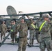 Lancer Soldiers build command post during NTC