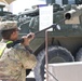 Lancer Soldier gets Stryker validated at MILES yard during NTC