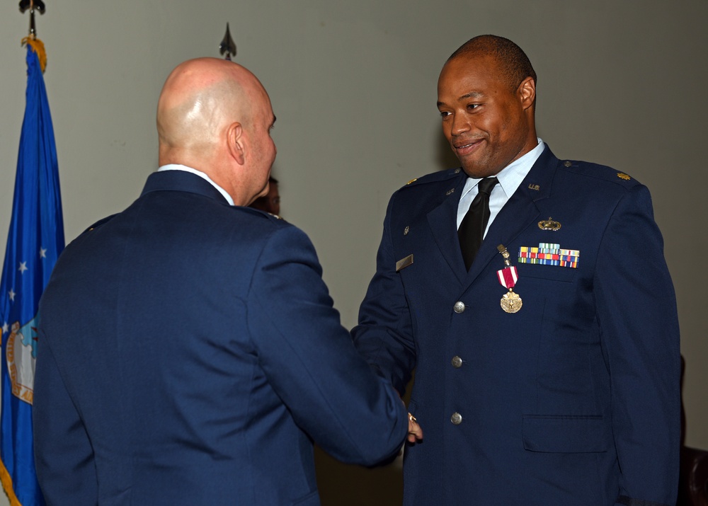 17th Comptroller Squadron change of command