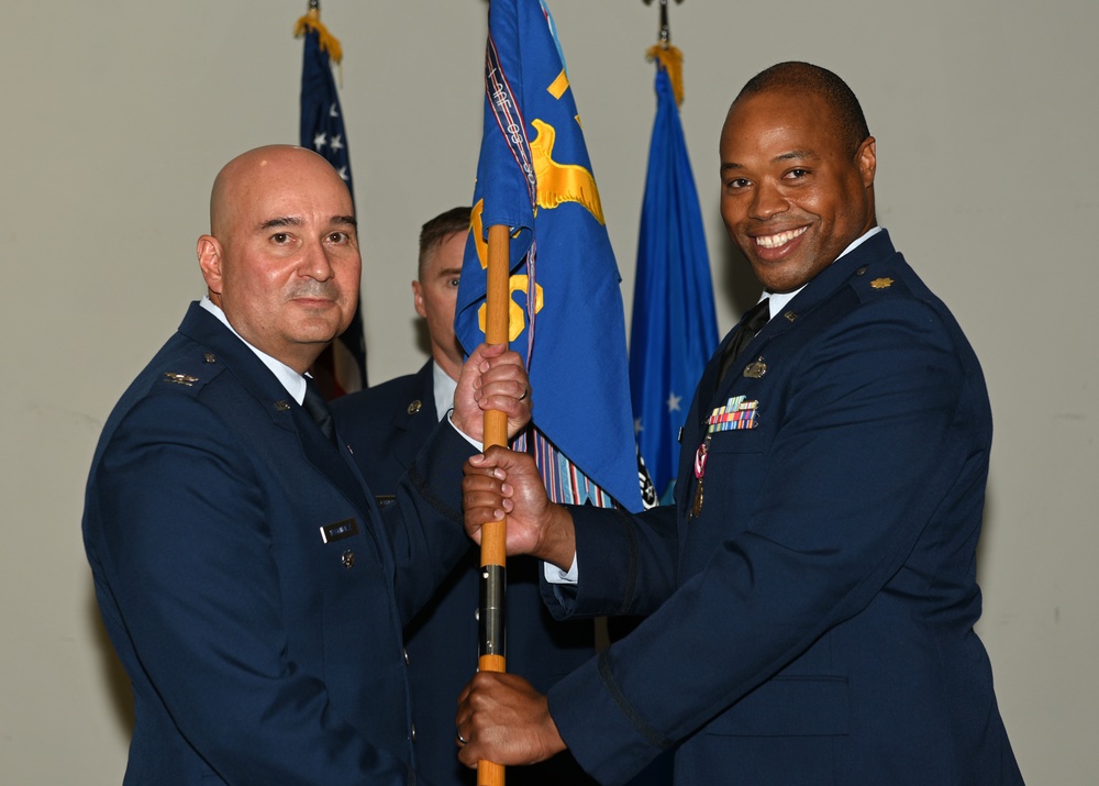 17th Comptroller Squadron change of command