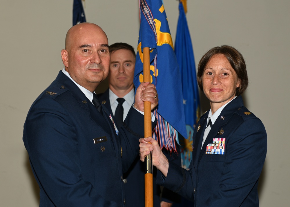 17th Comptroller Squadron change of command