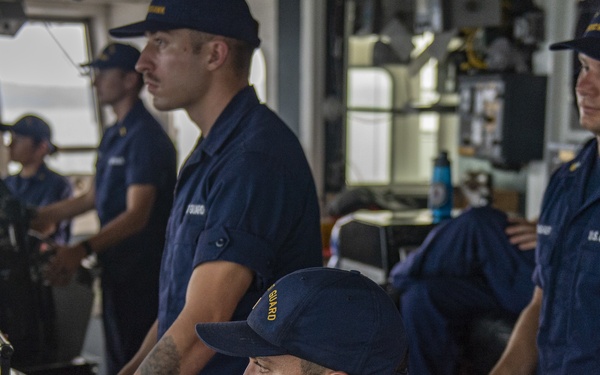 The U.S. Coast Guard Cutter Mohawk (WMEC 913) Supports Operation Martillo