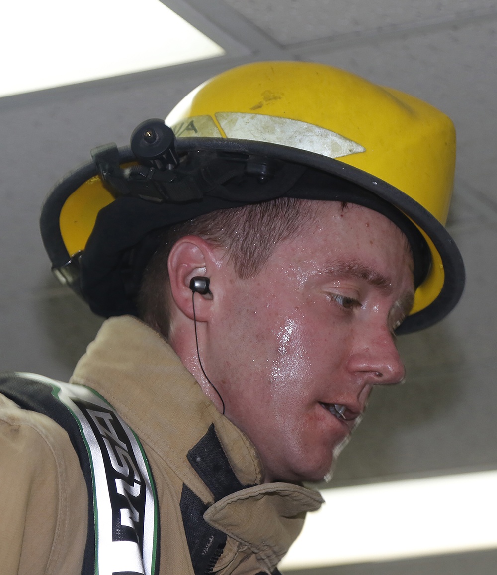 Task Force Spartan Soldier memorializes 9/11 firefighters