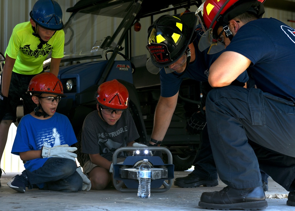 Goodfellow AFB Fire Department hosts annual Junior Firefighter Camp