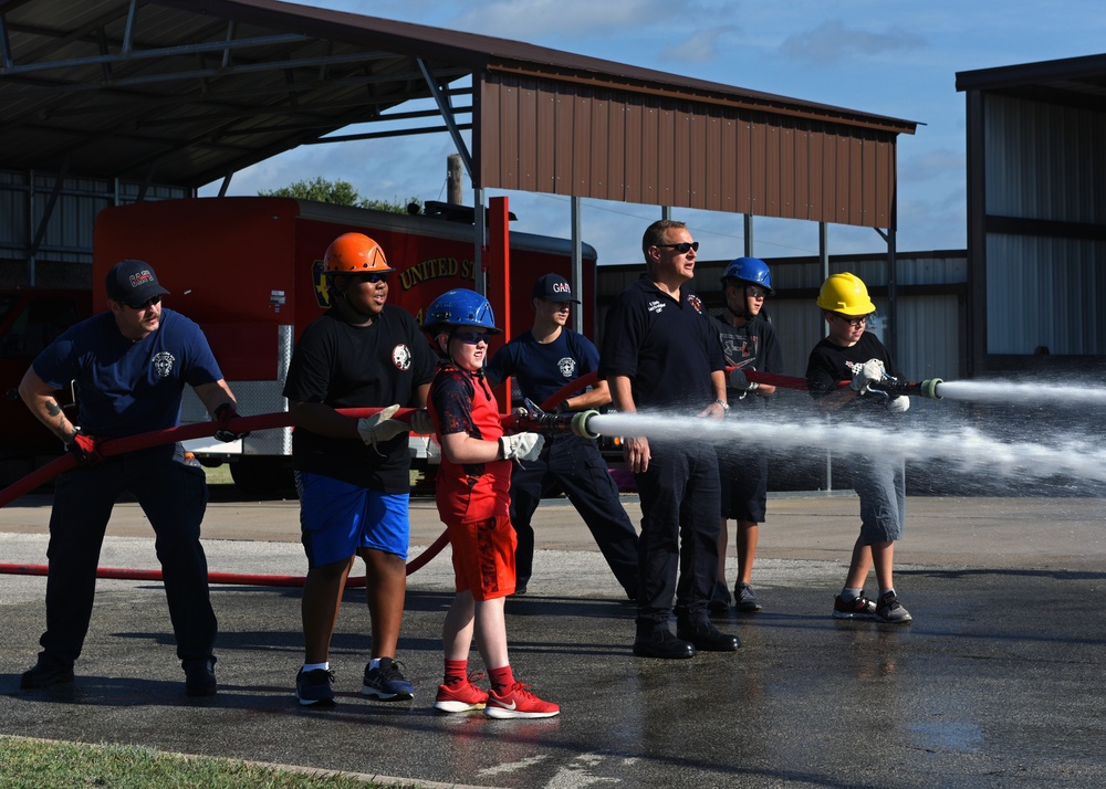 Goodfellow AFB Fire Department hosts annual Junior Firefighter Camp