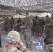 Lt. Col. Blake Witherell briefs during a Combined Arms Rehearsal at NTC