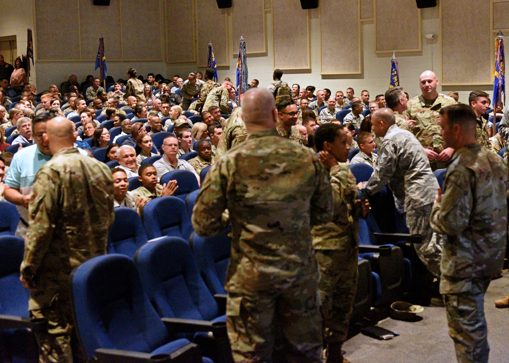 Col. Nazario holds introductory commander's call