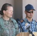 Lancer Public Affairs Officer speaks at press briefing at NTC