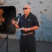 USS Emory S. Land Commanding Officer Holds an All-Hands Call at Sea