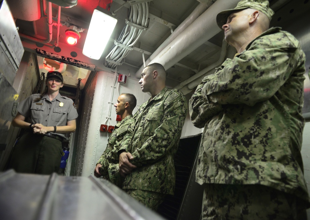 Chiefs tour heritage ship as part of training season