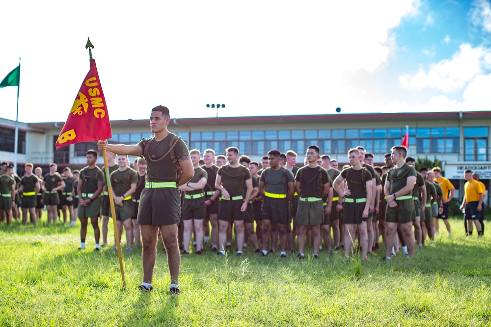 U.S. Marines and Sailors Host Memorial Run to Honor Those Who Lost Their Lives on September 11, 2001